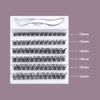 Picture of Self Adhesive Eyelashes Kit 72 Pcs Press On Lashes Pre Glued Lash Clusters Eyelash Extension Kit Self Stick Lashes with Lash Tweezers Reusable 10-16mm Mix Easy to Apply Save Time - OP01