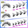 Picture of Pleell Lash Clusters Wispy Individual Lashes 10-18MM Cluster Eyelash Extensions Fluffy 304Pcs Lashes Extension Clusters Thick D Curl DIY Eyelashes Extension (60D+80D+100D)