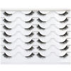 Picture of Fluffy Half False Eyelashes Wispy Cat Eye Look Natural Short Accent Lashes Faux Mink Fake Eyelashes 14 Pairs Pack