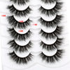 Picture of Poolunch False Eyelashes Cat Eye Lashes Fluffy Wispy Dramatic 18MM Fake Eyelashes Faux Mink Lashes 7 Pairs Pack