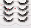 Picture of Pooplunch False Eyelashes Cat Eye Look Fluffy Natural Short Wispy Lashes 8D Crossed Extension Volume Fake Eyelashes Faux Mink Human Hair Lashes 7 Pairs Pack