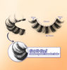 Picture of Russian Strip Lashes Manga Cosplay Eyelashes Anime D Curl zanlufly Wispy Clear Band False Eyelashes 6D Lashes Pack