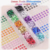 Picture of 4500 PCS Flatback Rhinestones for Crafting and 3PCS B7000 Glue (Set 1), 2 Boxes of Rainbow Resin Rhinestones Gems Charms for Bedazzling DIY Crafts Tumblers Shoes Fabric Clothing Nail Art