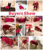 Picture of Idepet Pet Dog Classic Knitwear Sweater,Fleece Coat for Small,Medium,Large Dog,Warm Pet Dog Cat Clothes,Soft Puppy Customes (L, WineRed)