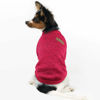 Picture of Idepet Pet Dog Classic Knitwear Sweater,Fleece Coat for Small,Medium,Large Dog,Warm Pet Dog Cat Clothes,Soft Puppy Customes (L, WineRed)