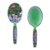 Picture of Minecraft Hair Brush with Magical Sparkling Cubes - Confetti Hair Brush, Green - Boys Hair Brush Ages 3+