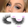 Picture of Wispy Mink Lashes Natural False Eyelashes Fluffy 16mm Cat Eye Lashes Pack 5D 14 Pairs Fake Eyelashes by TNFVLONEINS