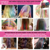 Picture of MSDADA New Hair Chalk Comb Temporary Hair Color Dye for Girls Kids with Light Color Hair, Washable Hair Chalk for Girls Age 4 5 6 7 8 9 10 Birthday Cosplay DIY, Halloween, Christmas (Pink+Blue)