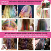 Picture of MSDADA New Hair Chalk Comb Temporary Hair Color Dye for Girls Kids with Light Color Hair, Washable Hair Chalk for Girls Age 4 5 6 7 8 9 10 Birthday Cosplay DIY, Christmas, New Year (Red & Green)