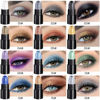 Picture of evpct 12Pcs Capsule Cream Eye Shadow Brightener Sticks Set for Eyes, Pearl White Smokey Black Gray Khaki Royal Blue Violet Purple Silver Shimmer Matte Pencil Eye shadow Applicator Stick Palette Makeup