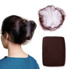 Picture of ZefeqCo Hair Net Brown - 100Pcs - 24 inches Invisible Nylon Hair Nets for Women and Men - Perfect for Hair Bun, Sleeping, & Kitchen Food Service