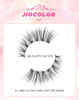 Picture of Cat Eye Lashes Natural Look Short Wispy Faux Mink Eyelashes Jiocolor Soft Thin Band False Eyelashes 14 mm False Lashes 10 Pairs D6