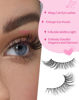 Picture of Cat Eye Lashes Short Wispy Strip Lashes that Look Like Extensions Natural Mink Lashes Fluffy Thin Band Fake Eyelashes C Curl Volume Eye Lashes Pack 15mm 77-Hashtag