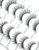 Picture of Faux Mink Lashes Natural Look Fluffy 14mm Eyelashes Wispy 3D 12mm Fake Eyelashes Thin Band Reusable False Lashes Pack 7 Pairs S3