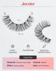 Picture of Jiocolor Natural False Eyelashes Wispy Lashes 3D Fluffy Lashes Natural Look Faux Mink Lashes Baby Curl Eyelashes Strip Fake Eyelash 7 Pairs 15MM