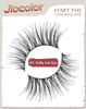 Picture of Natural Looking Lashes Wispy Eyelashes Thin Band Strip False Lashes D Curl Reusable Cat Eye Effect False Eyelashes 13mm 7 Pairs S7