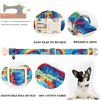 Picture of DOGWONG Summer Cotton Dog Collar, Heavy-Duty Tie Dye Dog Collar Durable Soft Hawaiian Pet Dog Collar Cute Colorful Puppy Necklace for Small Medium Large Dog