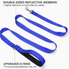 Picture of Joytale Double-Sided Reflective Dog Leash, 6 FT/5 FT/4 FT, Padded Handle Nylon Dogs Leashes for Small & Medium Dogs Walking, Navy Blue, 6FT