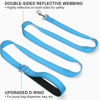 Picture of Joytale Double-Sided Reflective Dog Leash, 6 FT/5 FT/4 FT, Padded Handle Nylon Dogs Leashes for Small & Medium Dogs Walking, Sky Blue, 6FT