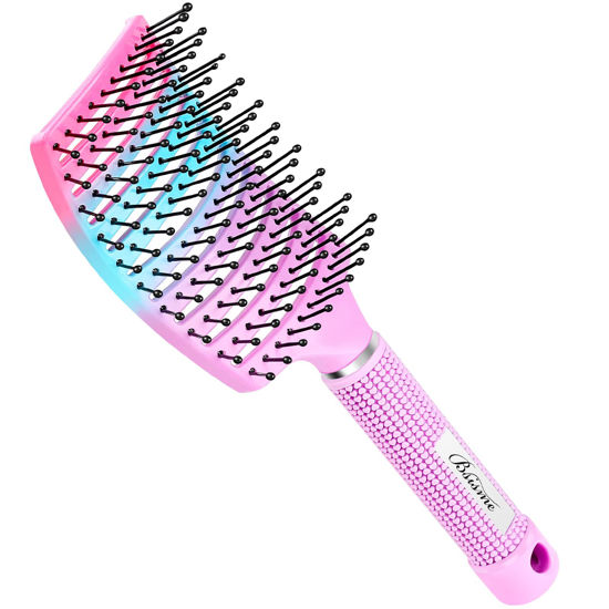 Picture of Vented Paddle Brush for Faster Blow Drying - Detangling Hair Brush for Women and Men, Professional Styling Brush for Curly, Thick, or Straight Hair