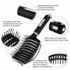 Picture of Hair Brush, Professional Curved Vented Brush for Faster Blow Drying for Women, Men, Paddle Detangling Brush for Wet Dry Curly Thick Straight Hair