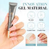 Picture of UNA GELLA Solid Nail Glue Gel | Soft Gel Nail Tips Gel 10ml | Lamp Curing Needed Soak Off Glue Super Strong Nail Glue Gel for Acrylic Nails for Nails Extension for Gel Jelly Tips