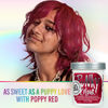 Picture of Punky Poppy Red Semi Permanent Conditioning Hair Color, 3.5oz