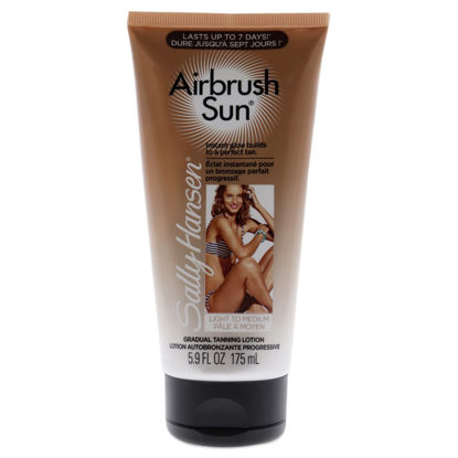 Picture of Sally Hansen Airbrush Legs, Gradual Tanning Lotion Light to Medium 5.9 Oz