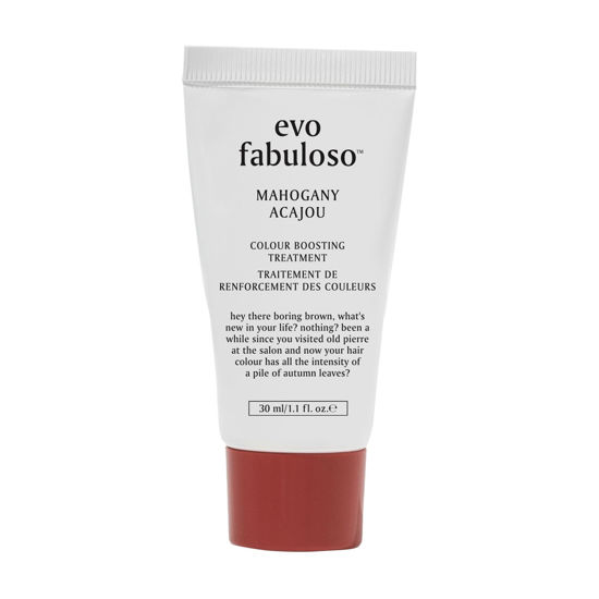 Picture of EVO Fabuloso - Mahogany Color Boosting Treatment - Color-Treated Hair Conditioner - Helps Maintain Color Depth, Tone & Shine - Travel Size, 30ml / 1.01fl.oz