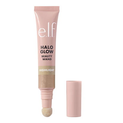 Picture of e.l.f. Halo Glow Highlight Beauty Wand, Liquid Highlighter Wand For Luminous, Glowing Skin, Buildable Formula, Vegan & Cruelty-free,Champagne Campaign