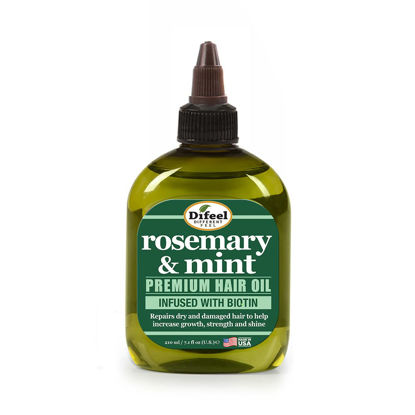 Picture of Difeel Rosemary and Mint Premium Hair Oil with Biotin 7.1 oz. - Natural Rosemary Oil for Hair Growth & Biotin