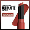 Picture of Maybelline Color Sensational Ultimatte Matte Lipstick, Non-Drying, Intense Color Pigment, More Auburn, Deep Orange, 1 Count