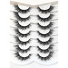 Picture of Pooplunch False Eyelashes Cat Eye Look Natural Fluffy Lashes Wispy Short Fake Eyelashes Faux Mink Lashes 7 Pairs Multipack