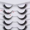 Picture of Pooplunch False Eyelashes Extension Volume Cat Eye Look Natural Wispy Lashes Fluffy Short 8D Fake Eyelashes Faux Mink Lashes 7 Pairs Pack