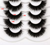 Picture of Pooplunch False Eyelashes Fluffy Dramatic Thick Volume Cat Eye Look 18MM Volume Wispy Long Faux Mink Lashes Fake Eyelashes Strips 7 Pairs Pack