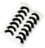 Picture of Pooplunch False Eyelashes Fluffy Dramatic Thick Volume Cat Eye Look 18MM Volume Wispy Long Faux Mink Lashes Fake Eyelashes Strips 7 Pairs Pack