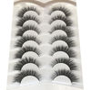 Picture of Pooplunch False Eyelashes Cat Eye Look Fluffy Wispy Faux Mink Lashes 7 Pairs 14MM Natural Extension Volume 8D Soft Curly Fake Eyelashes Strips Pack