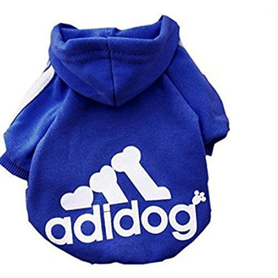 Picture of Idepet Soft Cotton Adidog Cloth for Dog, XXL, Navy Blue