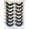 Picture of Pooplunch False Eyelashes Faux Mink Lashes Fluffy Long 8D Fake Eye Lashes 7 Pairs Pack