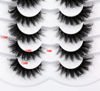 Picture of Pooplunch False Eyelashes Cat Eye Fluffy Lashes Russian DD Curl Extension Volume Foxy Eye Lifting Look Faux Mink Fake Eyelashes 7 Pairs Pack