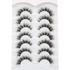 Picture of Pooplunch False Eyelashes Cat Eye Look Fluffy Lightweight Natural Eyelash 8D Volume Faux Mink Lashes Wispy Curly Short Fake Eyelashes Strips 7 Pairs Multipack