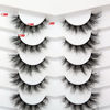 Picture of Pooplunch False Eyelashes Cat Eye Look Fluffy Lightweight Natural Eyelash 8D Volume Faux Mink Lashes Wispy Curly Short Fake Eyelashes Strips 7 Pairs Multipack