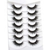 Picture of Pooplunch False Eyelashes Fairy Fluttery Lashes Wispy 8D Fluffy Natural Fake Eyelashes Faux Mink Lashes Strips 7 Pairs Pack