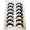 Picture of Pooplunch False Eyelashes Fluffy 8D Faux Mink Lashes Pack 15MM Wispy Short Natural Fake Eye Lashes 7 Pairs Multipack