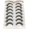 Picture of Pooplunch False Eyelashes Cat Eye Wispy Fairy Lashes Fluffy Natural Short Faux Mink Fake Eyelash 7 Pairs Pack