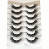 Picture of Pooplunch False Eyelashes Cat Eye Wispy Fairy Lashes Fluffy Natural Short Faux Mink Fake Eyelash 7 Pairs Pack