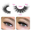 Picture of Natural False Eyelashes Wispy Mink Lashes Fluffy 16mm Cat Eye Lashes Natural Look Eye lash Like Extensions 5D Volume Strip Fake Eyelashes Pack by TNFVLONEINS