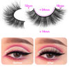 Picture of Wispy False Eyelashes Cat Eye Lashes Natural Look Fluffy Mink Lashes 16mm Strip Eyelashes Pack Wholesale 14 Pairs 4D Volume Multipack by TNFVLONEINS