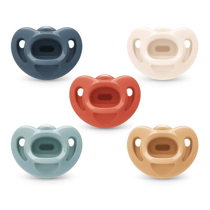 Picture of NUK Comfy Orthodontic Pacifiers, Timeless Collection, 6-18 Months, 5 Count