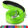 Picture of Joytale Double-Sided Reflective Dog Leash, 6 FT/5 FT/4 FT, Padded Handle Nylon Dogs Leashes for Medium & Large Dogs Walking, Green, 6FT